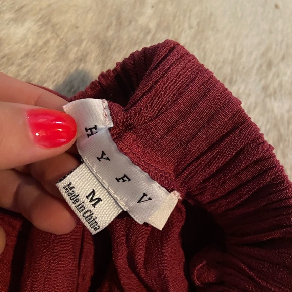 Maroon romper, purchased from 7 Bar Boutique - Picture 5 of 5